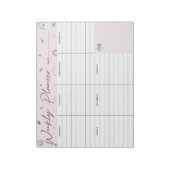 週間プランナーフローラ ノートパッド (回転)