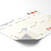 週間家族プランナー 印刷可能 ゆったりとしたホームカレンダー ポスター (角)