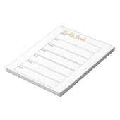 週間目標シート ノートパッド (回転)