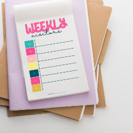 週1回の訪問者、介護、高齢化の親メモ帳 ノートパッド