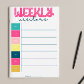 週1回の訪問者、介護、高齢化の親メモ帳 ノートパッド