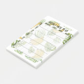 週1回の食事プランナーリスト ポストイット (アングル)