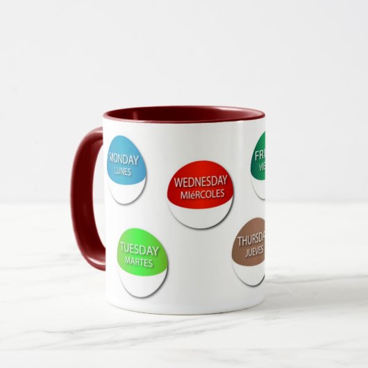 週 マグカップ (正面左)