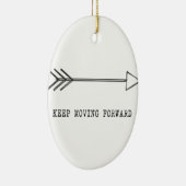 進むことを保って下さい セラミックオーナメント (右)