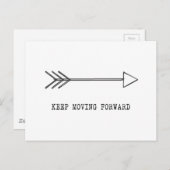 進むことを保って下さい ポストカード (正面/裏面)