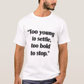 進む勇気 Tシャツ (正面)