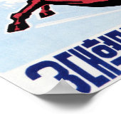 進め!3革命バナー高!DPRK ポスター (角)