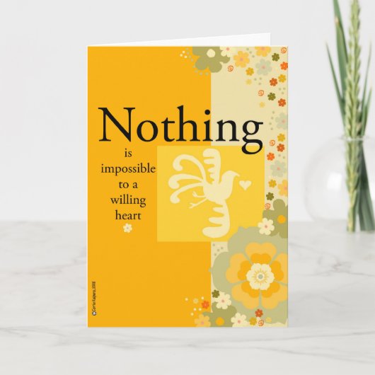 進んでハート カード (正面)