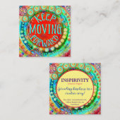 「進保む」インスピリシビリティーの優しさ スクエア名刺 (正面/裏面)