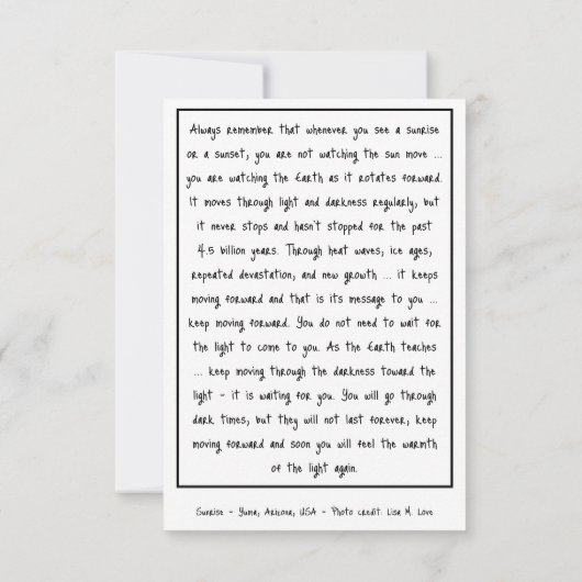 進保向 ノートカード (裏面)