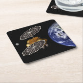 進入車両の火星任務での分離。 スクエアペーパーコースター (アングル)