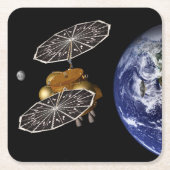 進入車両の火星任務での分離。 スクエアペーパーコースター (正面)