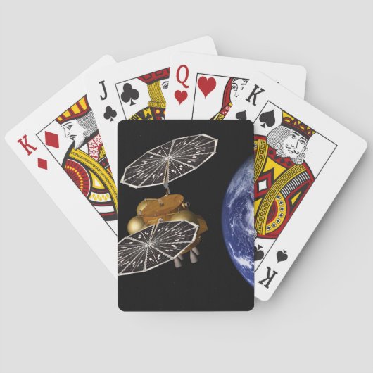 進入車両の火星任務での分離。 トランプ (裏面)