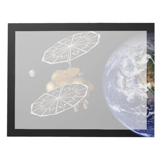 進入車両の火星任務での分離。 ノートパッド (正面)