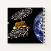 進入車両の火星任務での分離。 ノートブック (裏面)