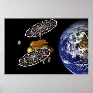 進入車両の火星任務での分離。 ポスター