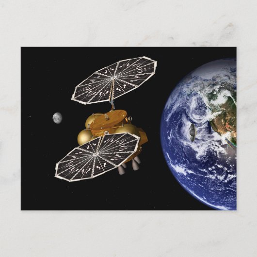 進入車両の火星任務での分離。 ポストカード (正面)