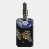 進入車両の火星任務での分離。 ラゲッジタグ (正面縦)