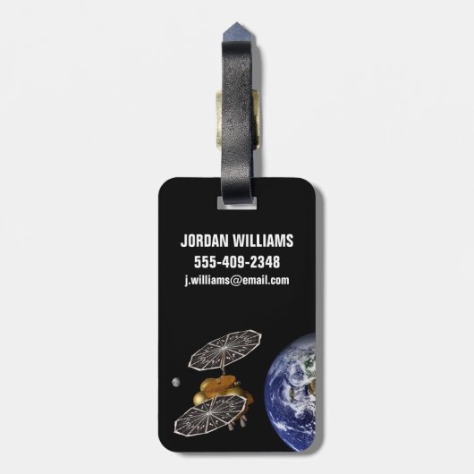 進入車両の火星任務での分離。 ラゲッジタグ (裏面縦)