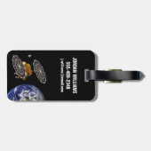 進入車両の火星任務での分離。 ラゲッジタグ (裏面横)