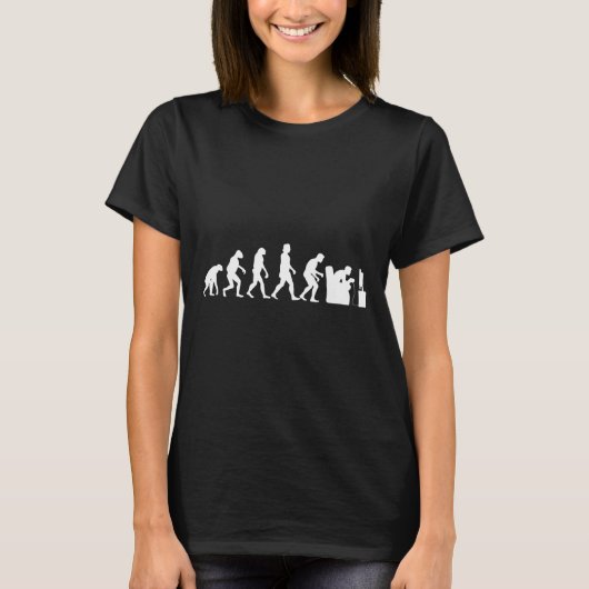 進化おもしろいレトロビデオゲームおたくギフト1 Tシャツ (正面)