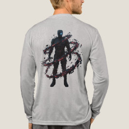 進化したシャドウハンターのシルエット トライブレンドTシャツ