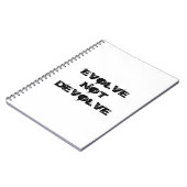 進化しない ノートブック (左側)