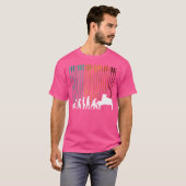 進化するピアノミュージシャン キーボードオーケストラ Tシャツ (正面フル)
