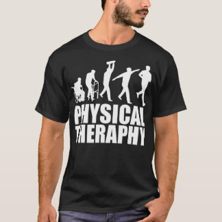 進化するフィジカルセラピーセラピスト Tシャツ