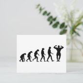 進化するボディビル ポストカード (スタンド正面)