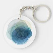 進化する惑星 – 水彩円 キーホルダー (裏面)