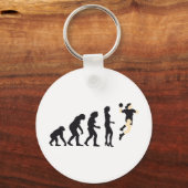 進化する雌ハンドボール キーホルダー (正面)