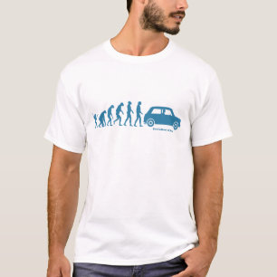 進化のクラシックな小型Tシャツ Tシャツ