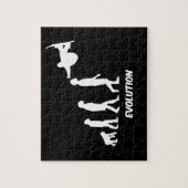 進化のスノーボード ジグソーパズル (縦)