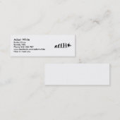 進化のスノーボード スキニー名刺 (正面/裏面)