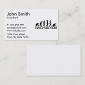 進化のタイル職人 名刺 (正面/裏面)