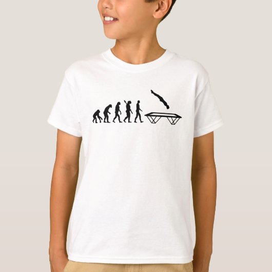 進化のトランポリン Tシャツ (正面)