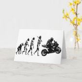 進化のバイク カード (黄色い花)