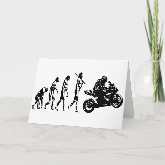 進化のバイク カード (正面)