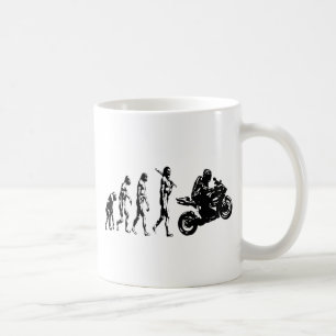 進化のバイク コーヒーマグカップ