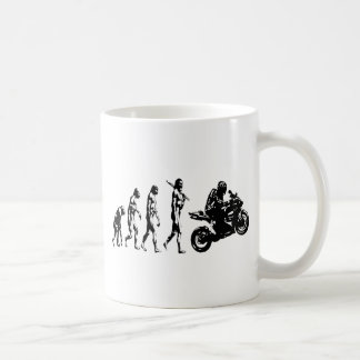 進化のバイク コーヒーマグカップ