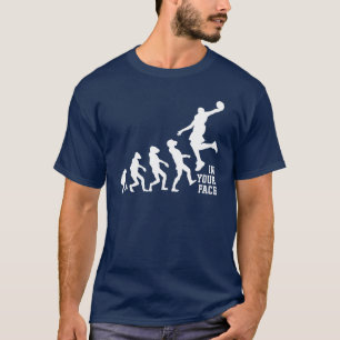 進化のバスケットボール Tシャツ