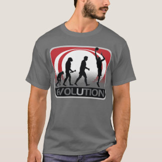 進化のバスケットボール Tシャツ