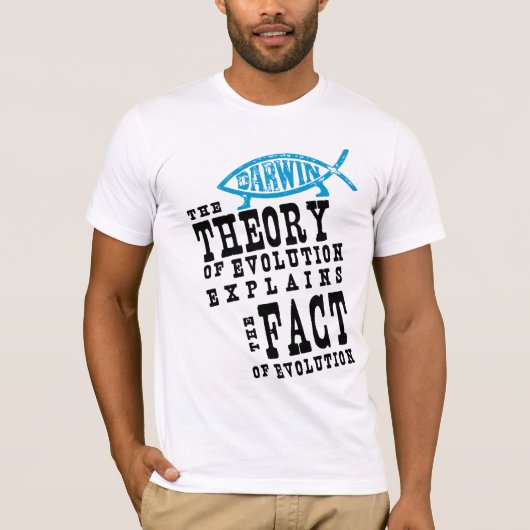 進化の事実 Tシャツ (正面)