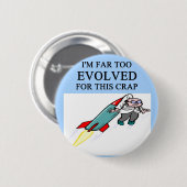 進化の冗談 缶バッジ (正面&裏面)