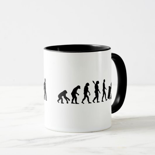 進化の廃物人 マグカップ (正面右)