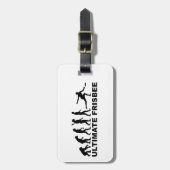 進化の最終的なフリズビー ラゲッジタグ (正面縦)