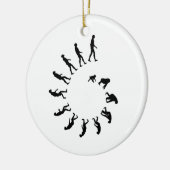 進化の螺線形 セラミックオーナメント (左)