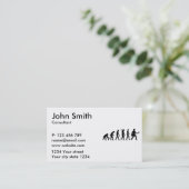 進化の郵便配達員 名刺 (スタンド正面)