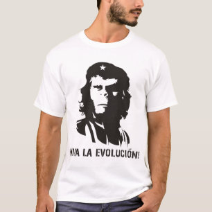 進化の革命のダーウィンのサルのTシャツ Tシャツ